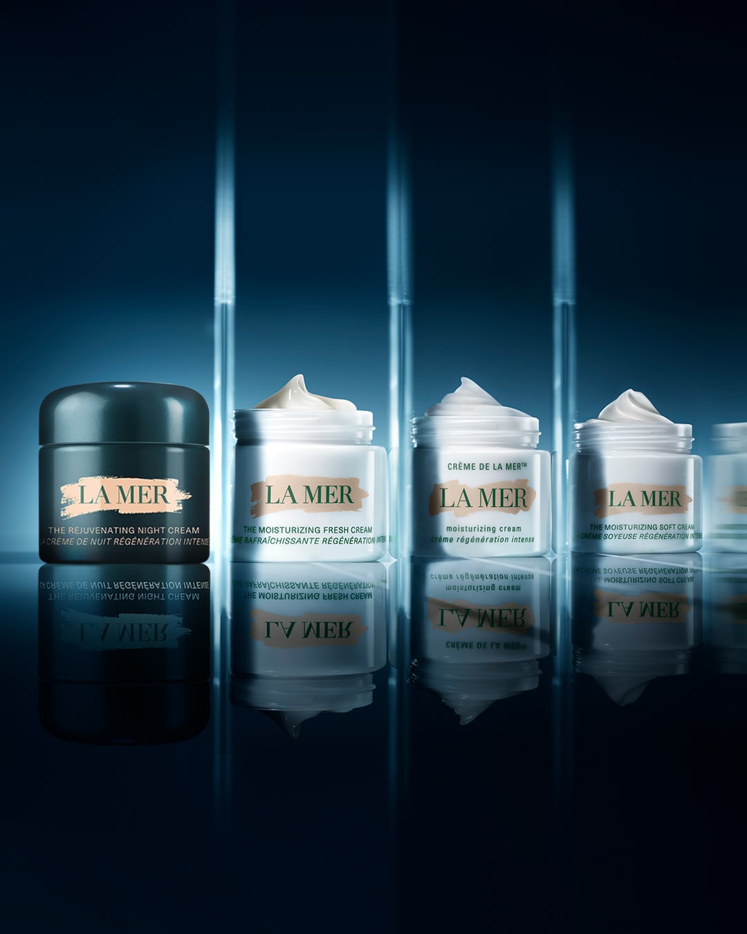 Creme de la mer cream styled like an icecream.